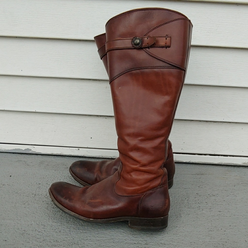 Frye tall boots, brown
